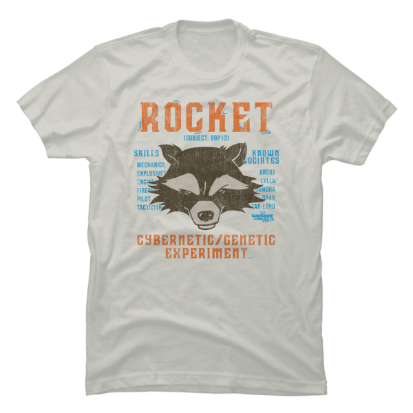 rocket racoon shirt